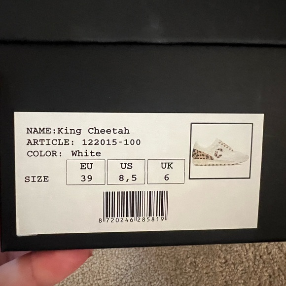 Duca Del Cosma King Cheetah Golf Shoe, white/leopard, 39, NWT - Picture 8 of 8